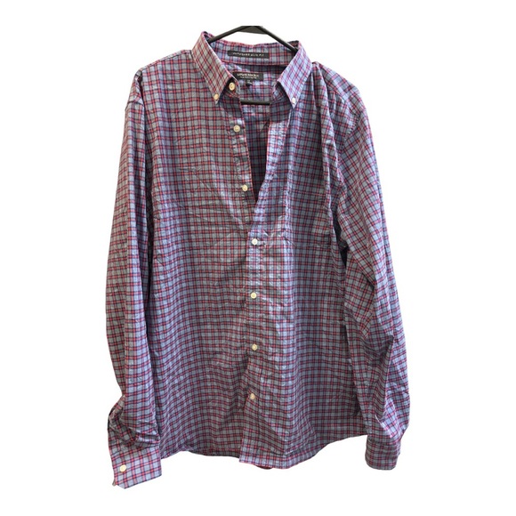 Banana Republic Other - Banana Republic Untucked Slim Fit Luxe Poplin Shirt xl​